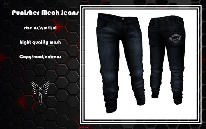 Jeans Mesh Punisher