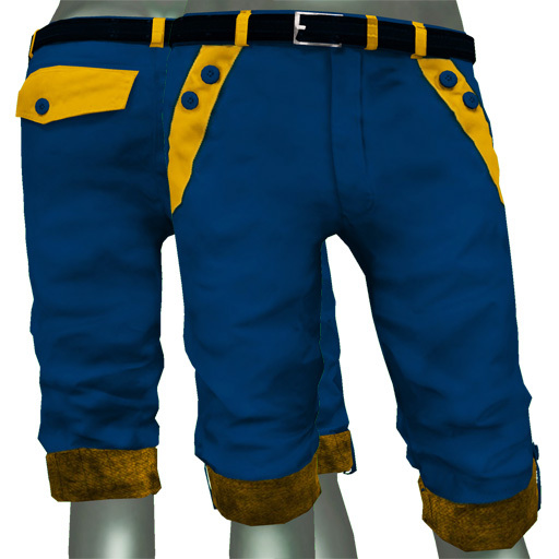 .:KosmO:. Danny UnderkneePants Men - MonacoBlue/Sunflower