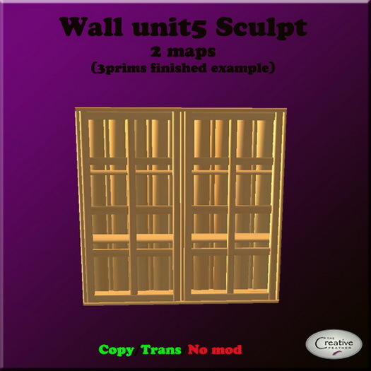 TCF`s "Wall unit5" sculpty
