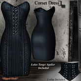 DE Designs - Corset Dress - Blue