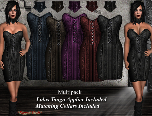 DE Designs - Corset Dress - Multipack