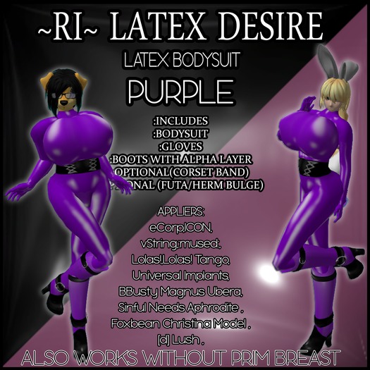 ~RI~ LATEX DESIRE PURPLE
