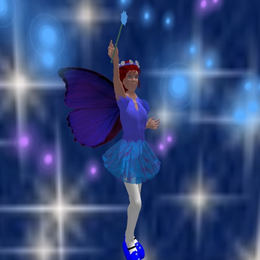 Fairy Complete Outfit w/ Fairy Dust Wand,Head Wreath & Slippers