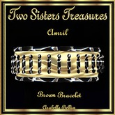 TST - NEVA ART GLASS GARNET BRACELET YG