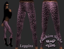Fashion Style Bad Girl Clothes Leo Leggins rose