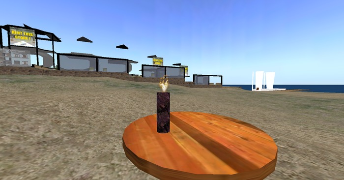 Purple Candle (editable)