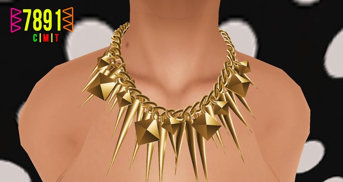 [7891.] Aradia Necklace - Gold (W\Resize)