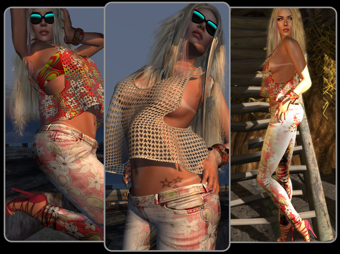 * TRIBAL BAMBOO * BLISS - Complete Outfit **(MESH)**