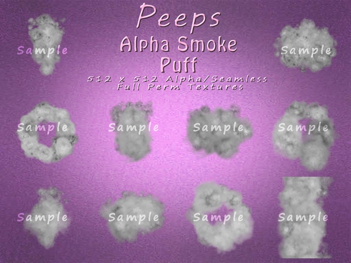 Peeps Textures Alpha Smoke Puff