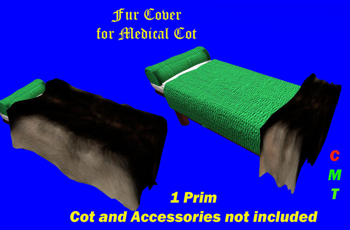 Fur Cover for Medical Cot