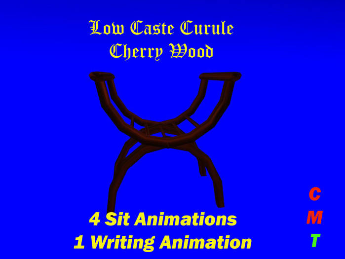 Curule - Cherry Wood