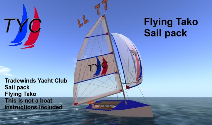 Flying Tako sailpack - Tradewinds Yacht Club