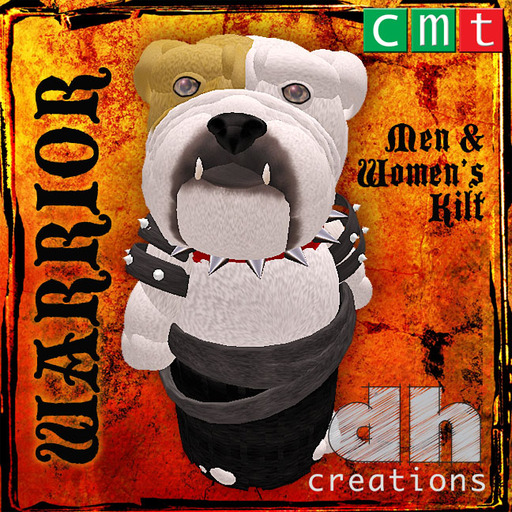 tiny warrior kilt men & ladies outfit ~ dh creations [ boxed ]