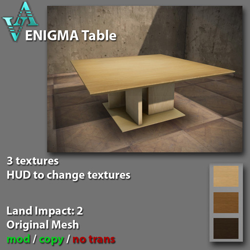 Atelier Visconti Enigma Table