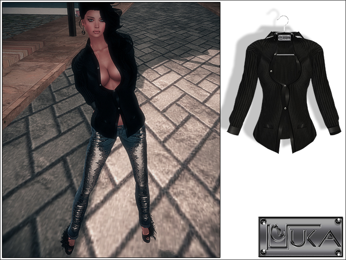 ::::Suki:::: Facine Shirt [black]