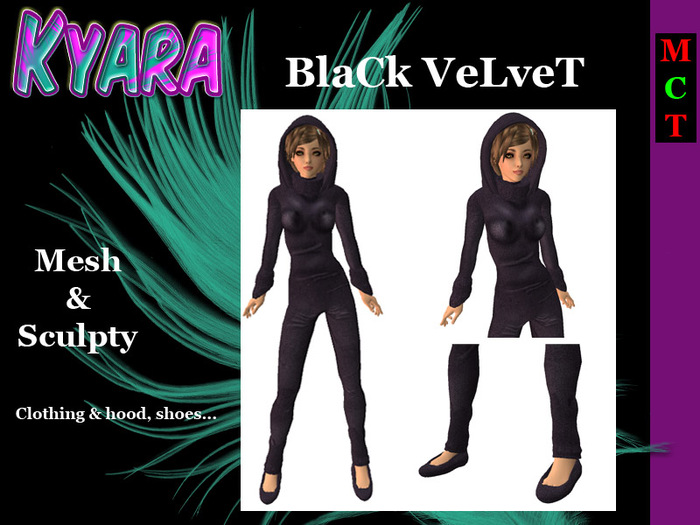 ** Black Velvet for Petite Mesh Avatars