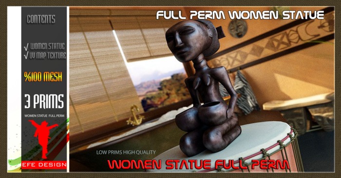 Woman Statue Model-1 Full perm EFE DESIGN