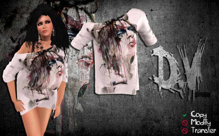 [DV] Face of war Rolled Sleves T-shirt