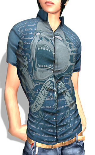 PIXLIGHTS-SHORT SLEEVES SHIRT  SURVIVOR 5 sizes + alpha