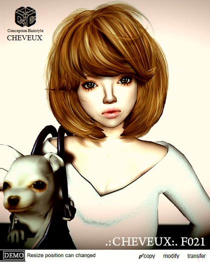 .:cheveux:.HairReddscale F021