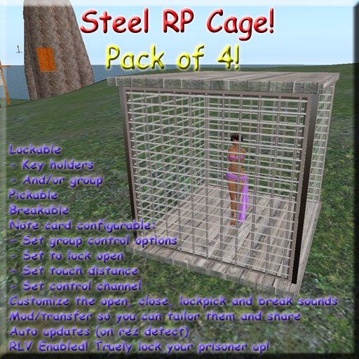 RP Cage (Steel Bars) PACK OF 4!
