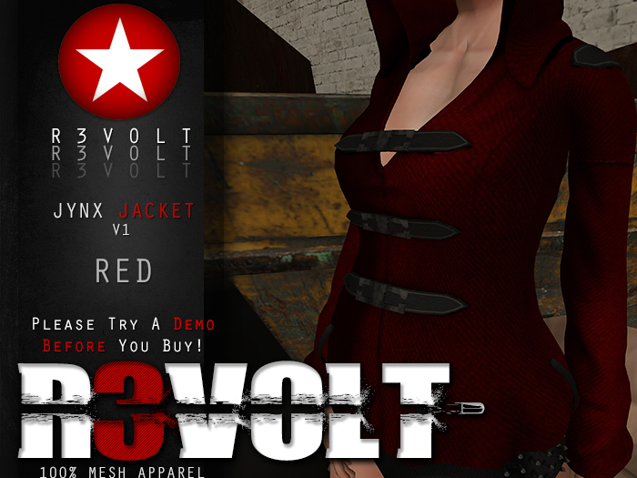 [R3] DEMO Jynx Strapped  Jacket [V1]