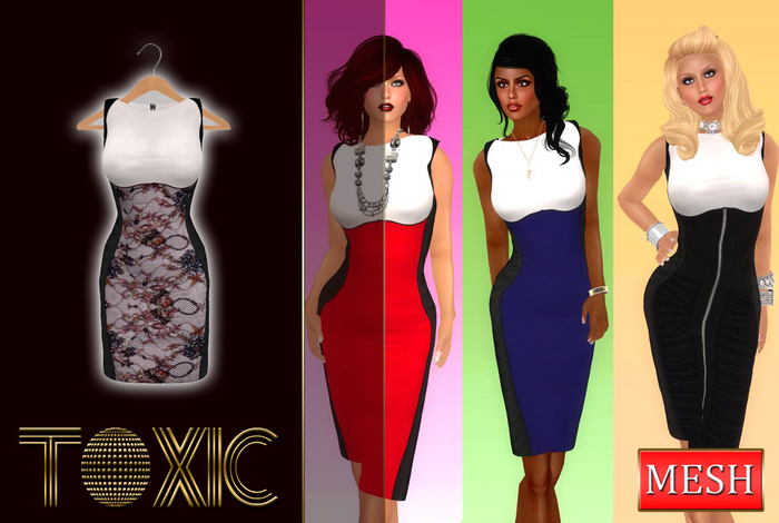 *TOXIC* Illusions Pencil Dress LACE