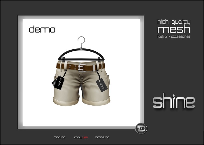  shine by [ZD] - MESH - Cargo Shorts