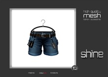  shine by [ZD] - MESH - Cargo Shorts