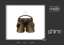  shine by [ZD] - MESH - Cargo Shorts