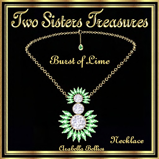 TST - BURST OF LIME NECKLACE YG