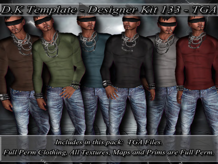 D.K Template - Designer Kit 133 - TGA