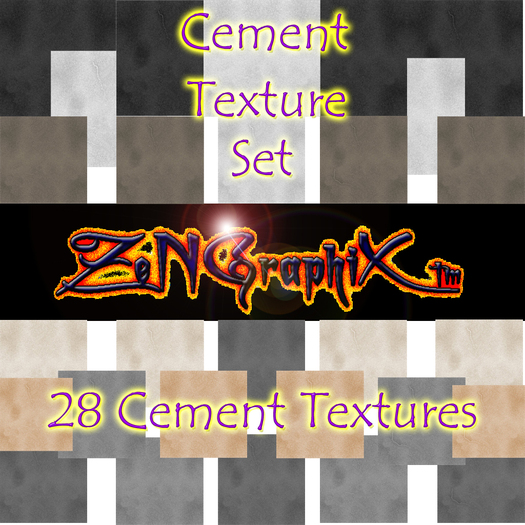 [ZeNGraphiX] Cement Texture set