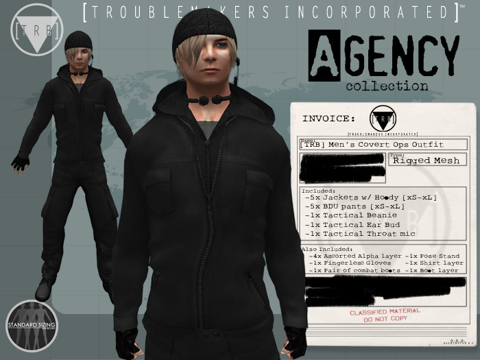 [TRB] Men's Covert Ops Outfit