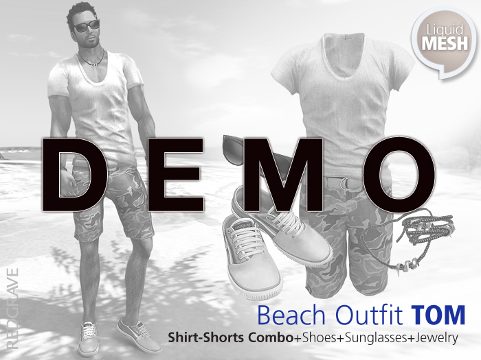 DEMO BeachOutfit TOM - LQMesh - REDGRAVE