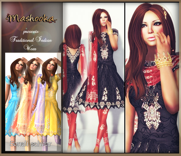 :Mashooka: Salwar -Anarkali style- Sonali [pack A]