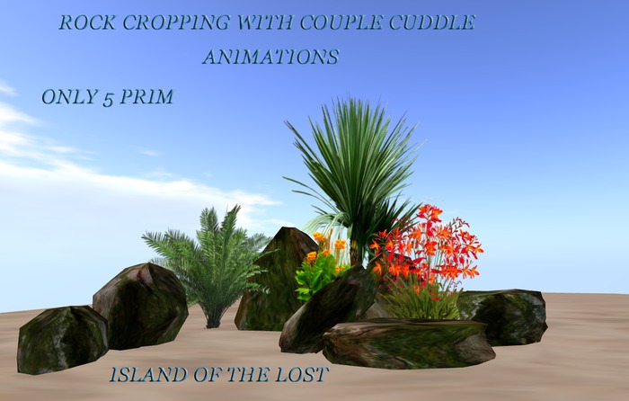 ISLAND OF THE LOST ROCK CROPPING WITH COUPLE CUDDLES