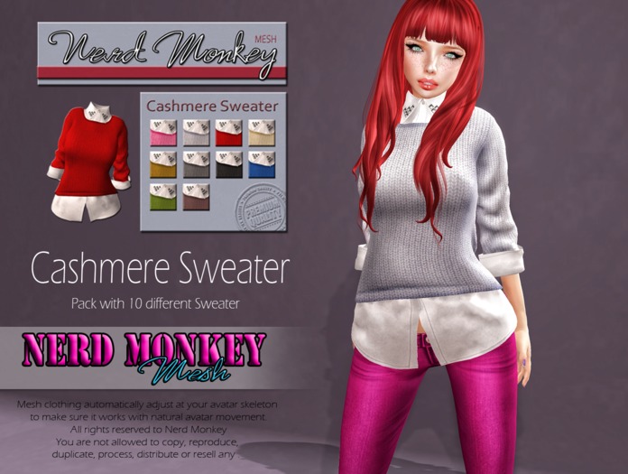 .::[NerdMonkey] [Cashmere Sweater]::. 