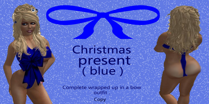 CHRISTMAS PRESENT( BLUE )