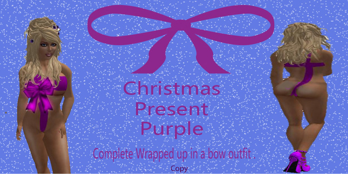 CHRISTMAS PRESENT ( PURPLE )