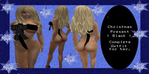 CHRISTMAS PRESENT  ( BLACK )