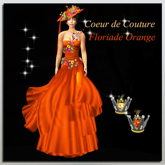 Coeur de Couture Floriade Orange
