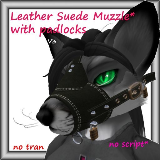 CPL68A AX Fox V3 Leather Suede Muzzle mkII