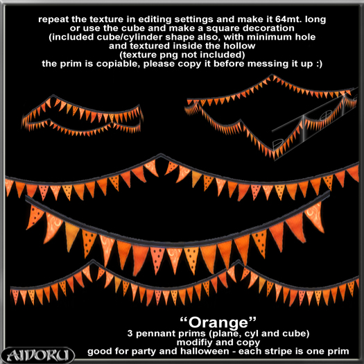 AIDORU orange pennants gbf copy before use!