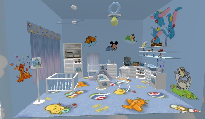 bedroom Baby Cip New Whith animations