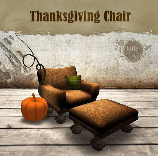 Julia's Thanksgiving Chair