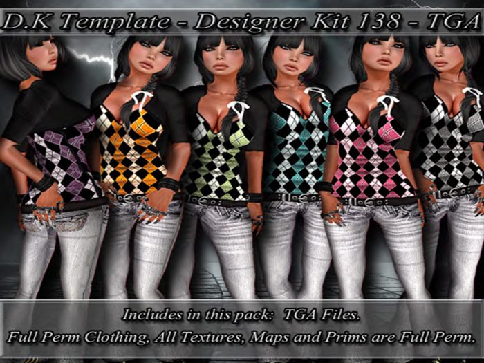 D.K Template - Designer Kit 138 - TGA