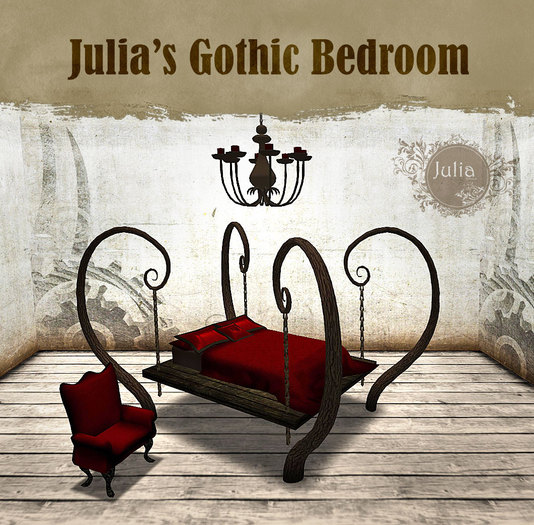 Julia's Gothic Bedroom Set