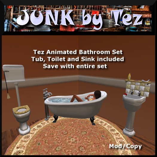 JUNK by Tez Bathroom Set