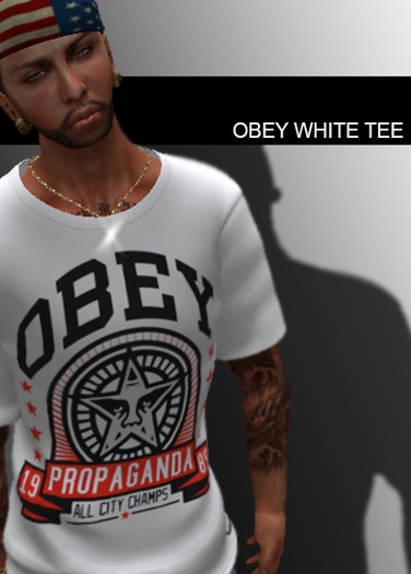 [KZ] Obey White Tee